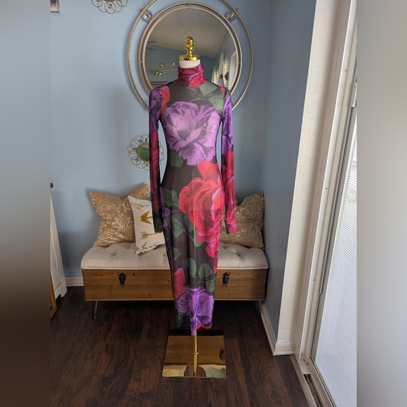 AFRM Shailene Midi Dress - Picture 1 of 8